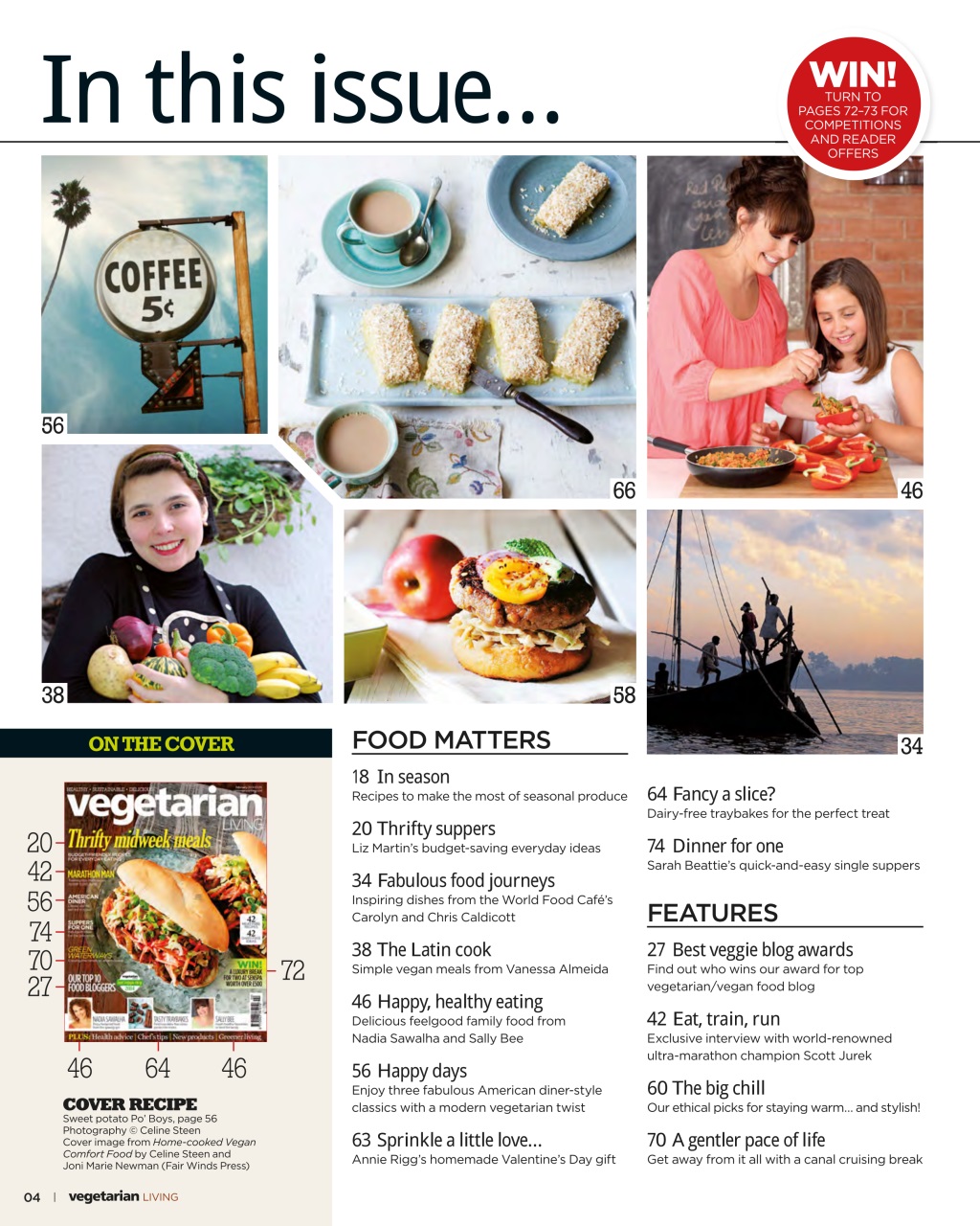 Vegetarian Living Preview Pages