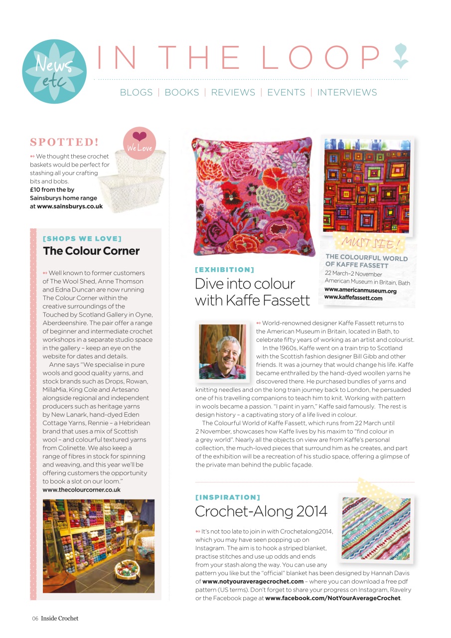 Inside Crochet Preview Pages