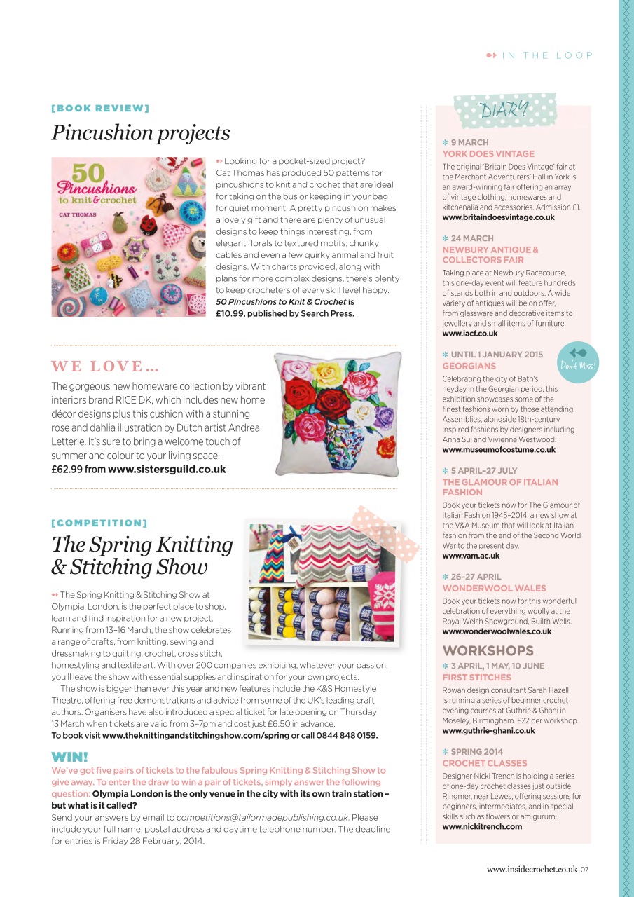 Inside Crochet Preview Pages