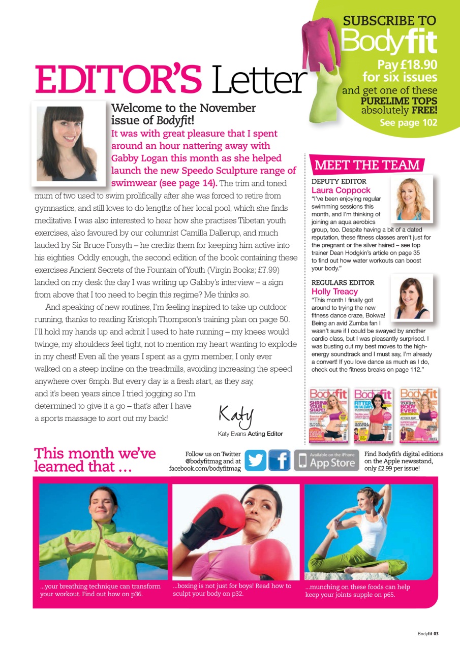 Health & Wellbeing Preview Pages