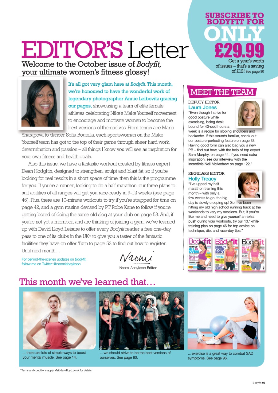 Health & Wellbeing Preview Pages