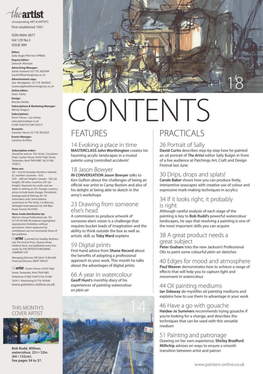 The Artist Preview Pages