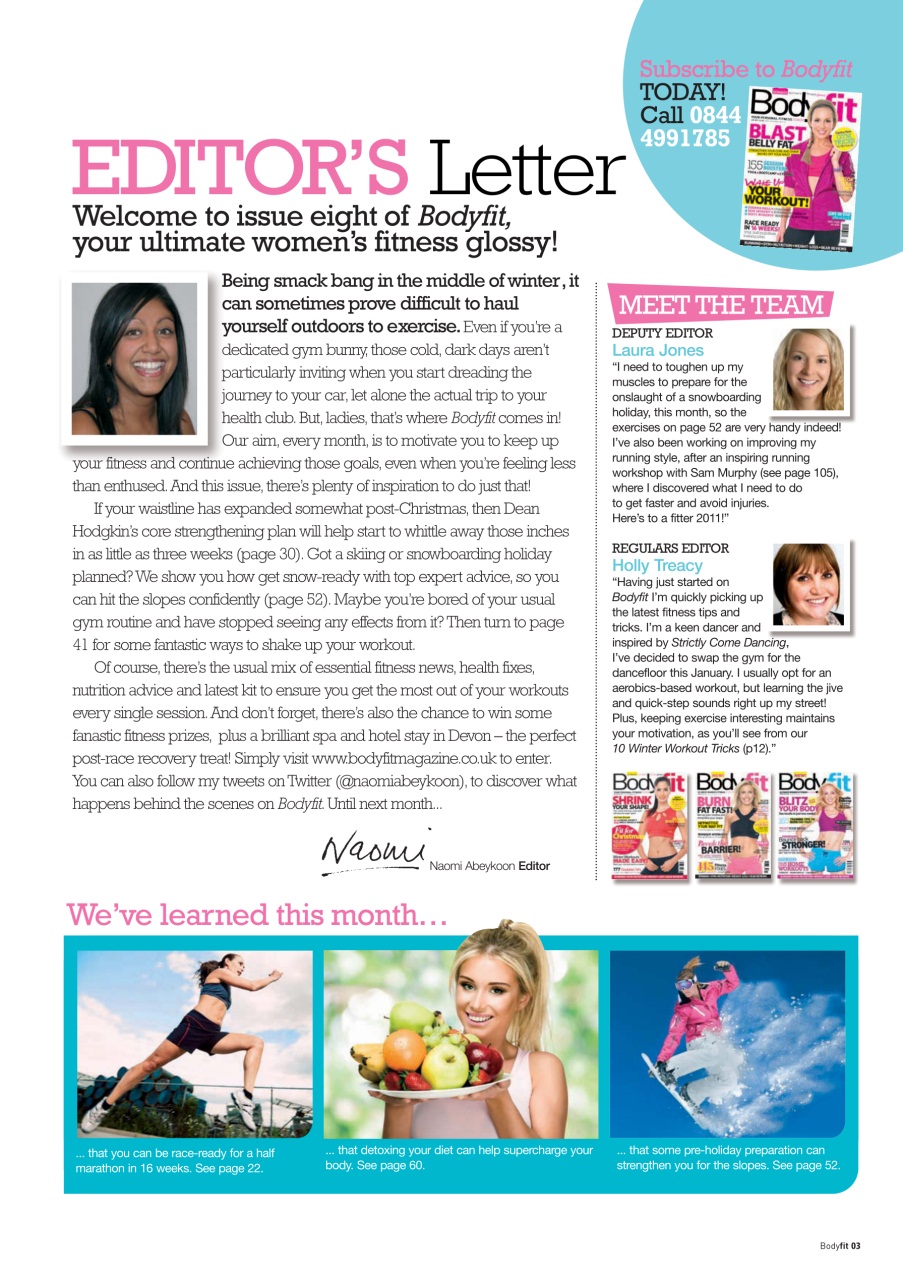 Health & Wellbeing Preview Pages