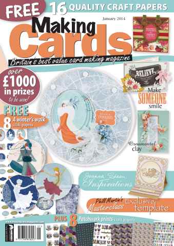 Making Cards & Papercraft issue January 2014