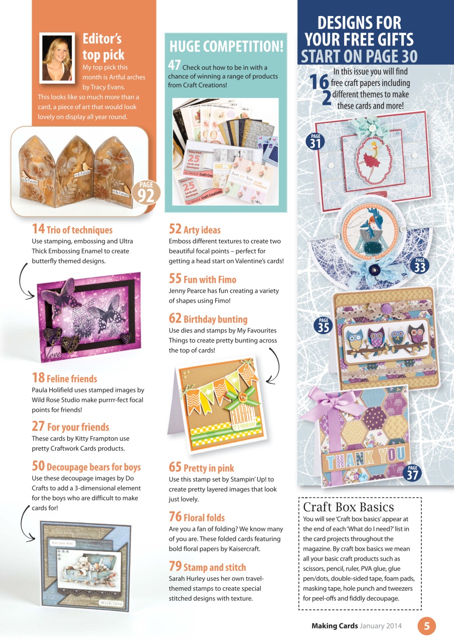 Making Cards & Papercraft Preview Pages