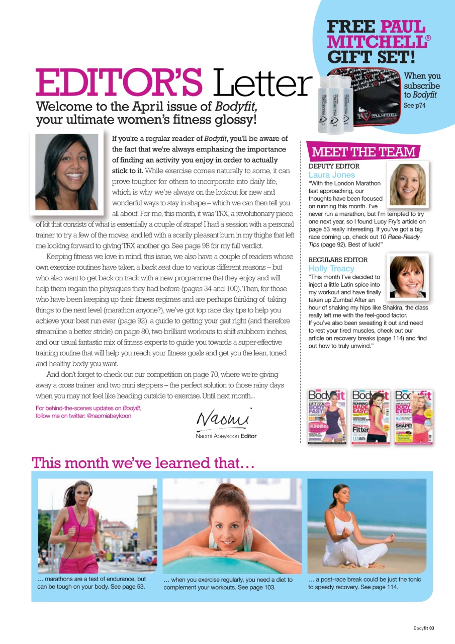 Health & Wellbeing Preview Pages