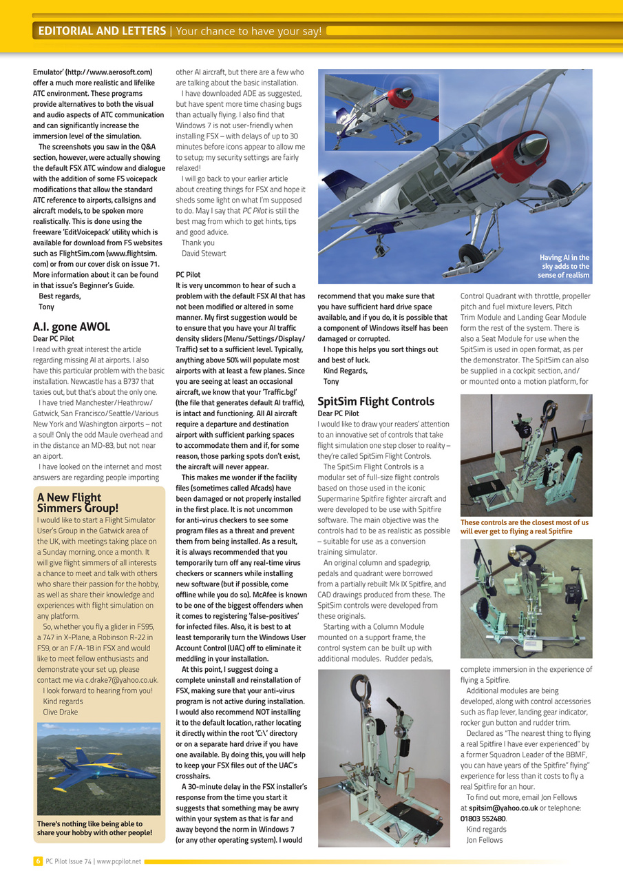 PC Pilot Preview Pages