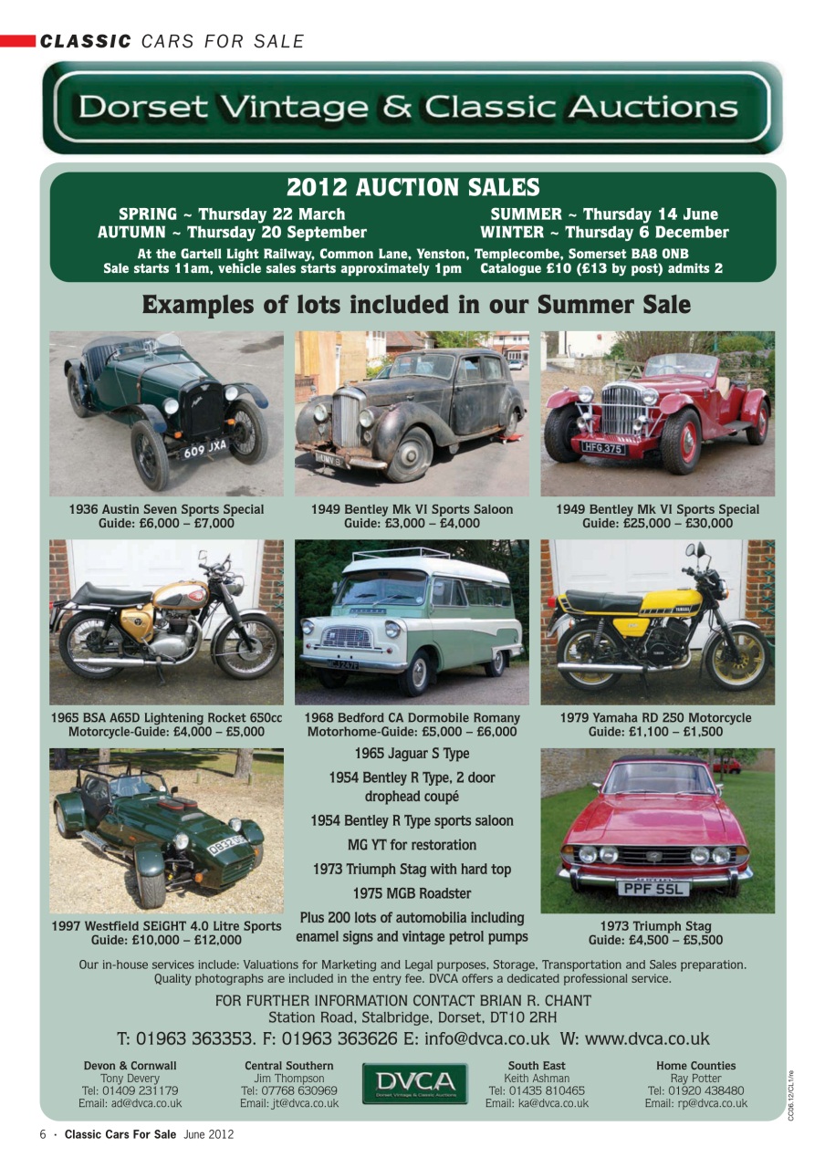 Classic Motoring Preview Pages
