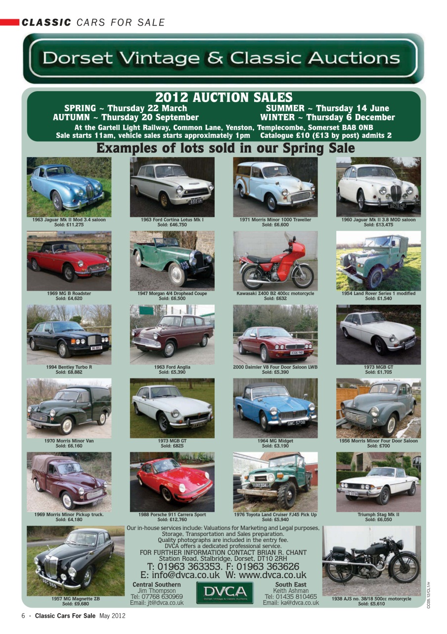 Classic Motoring Preview Pages