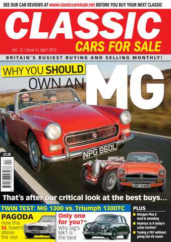 Classic Motoring issue April 2012