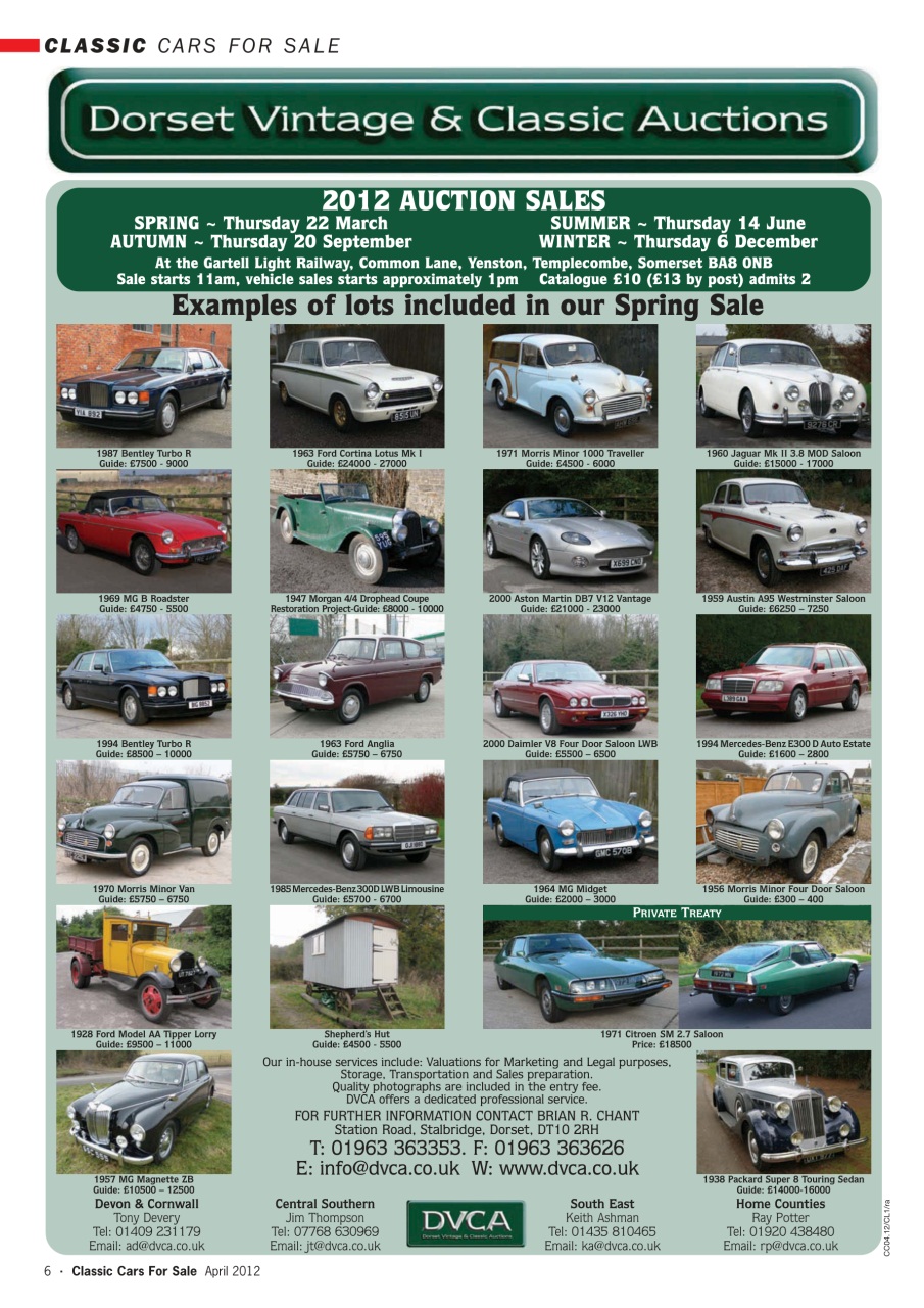 Classic Motoring Preview Pages