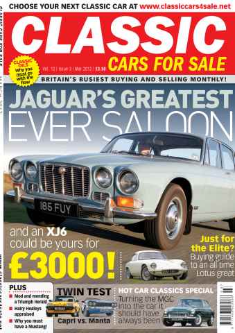 Classic Motoring issue March 2012