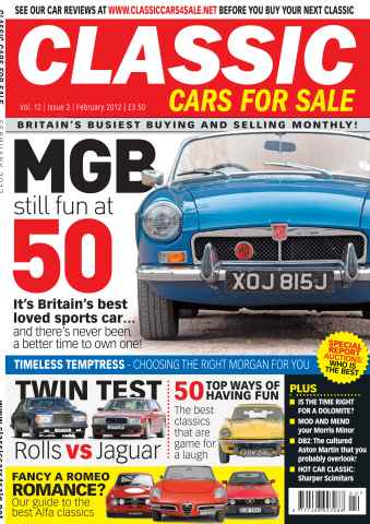 Classic Motoring issue February 2012