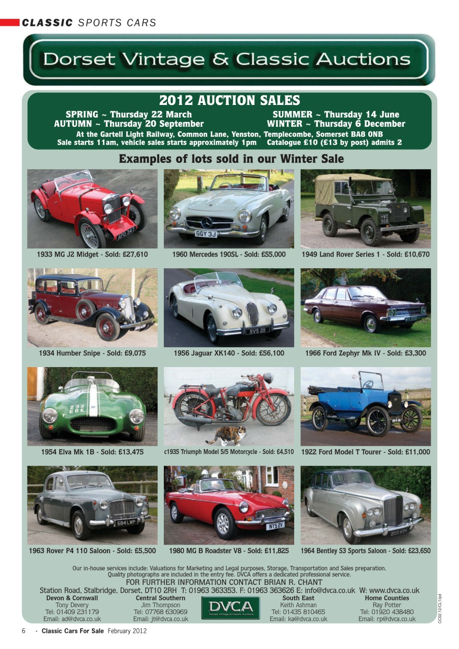 Classic Motoring Preview Pages