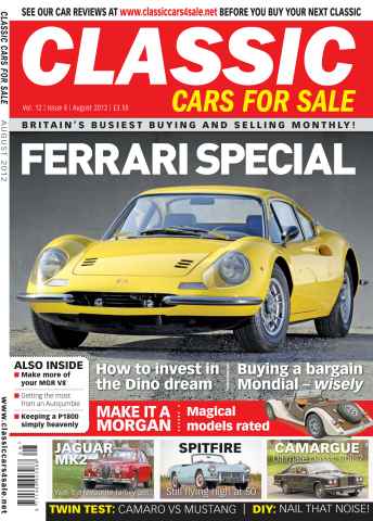 Classic Motoring issue August 2012