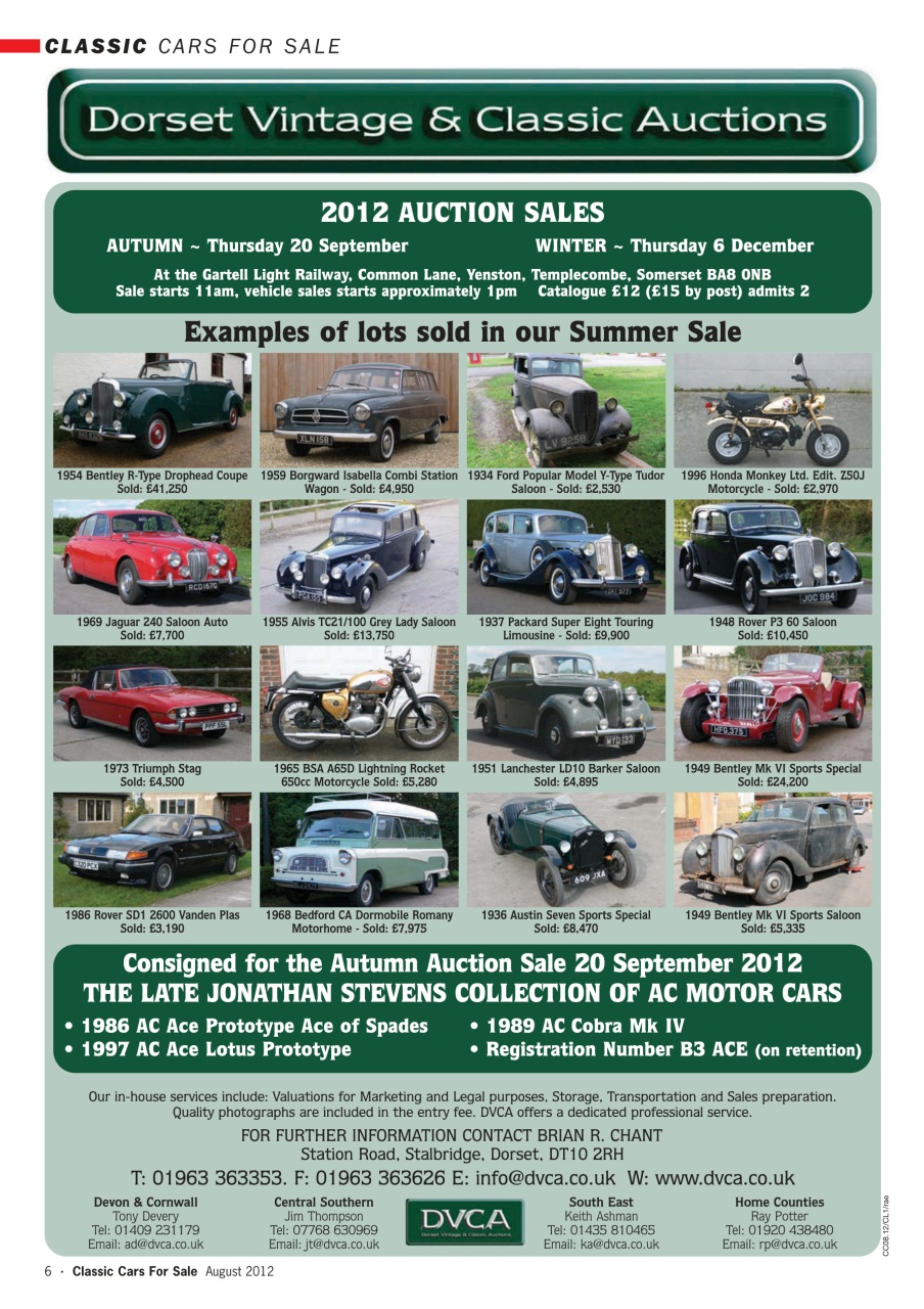 Classic Motoring Preview Pages