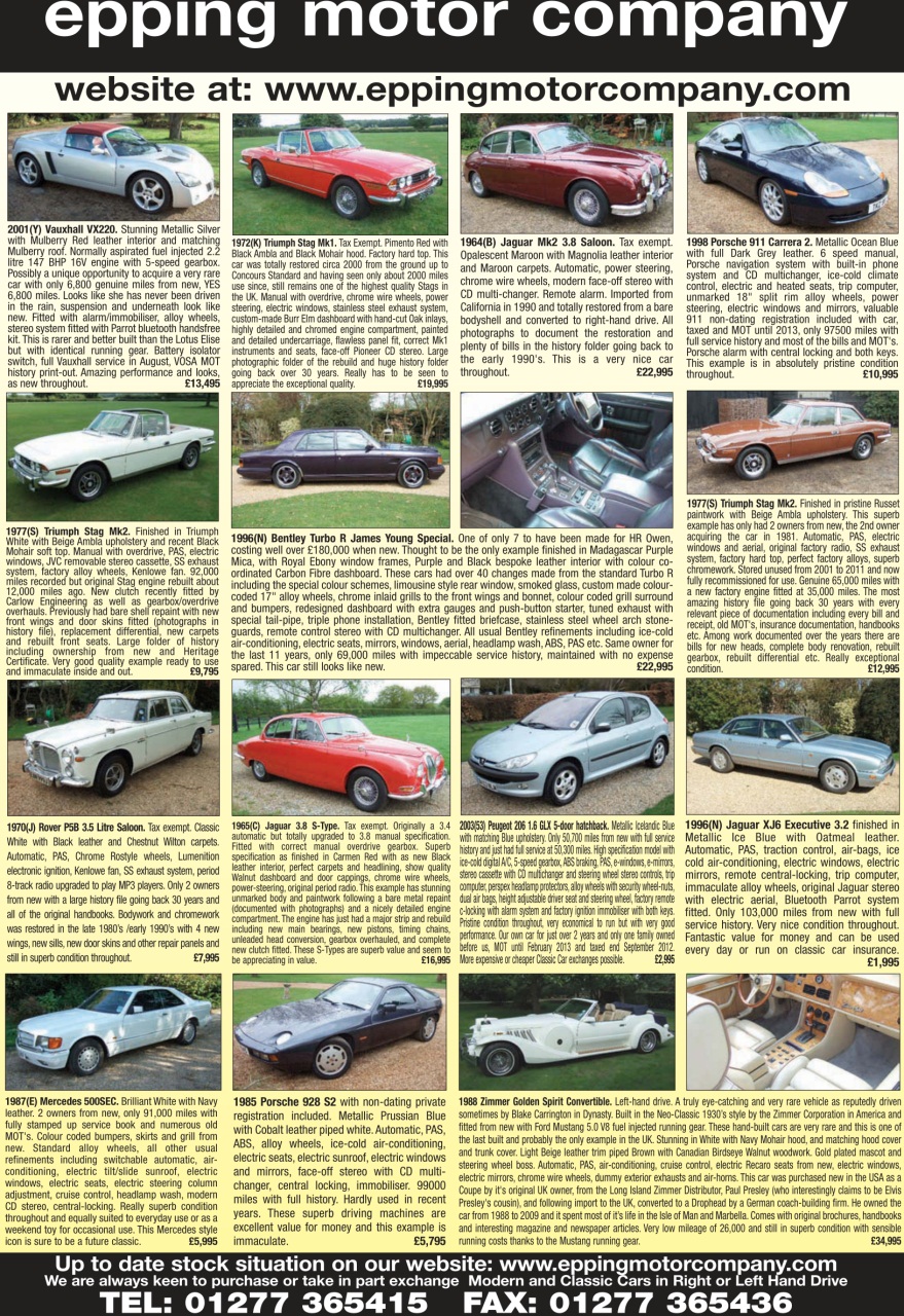 Classic Motoring Preview Pages