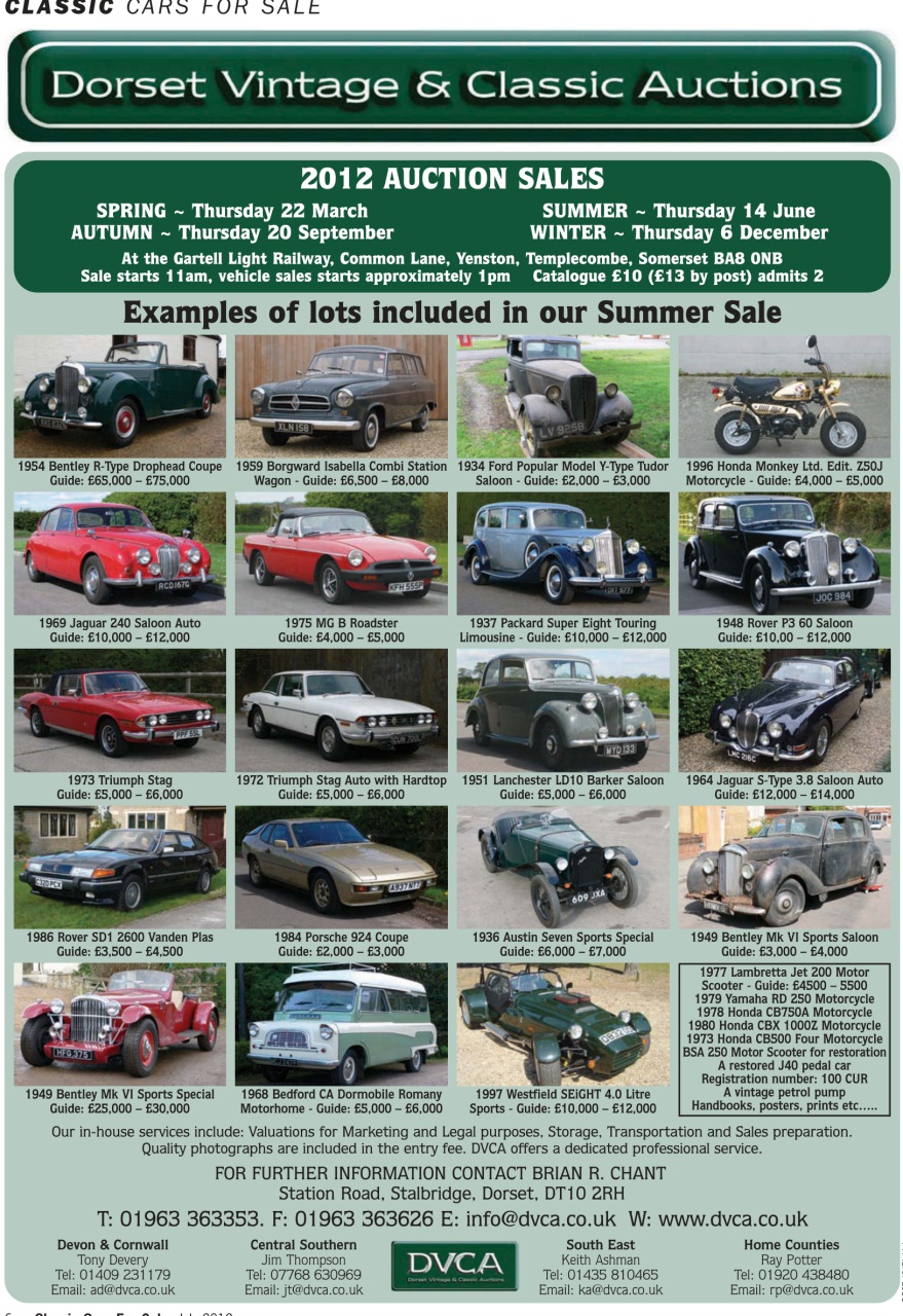 Classic Motoring Preview Pages