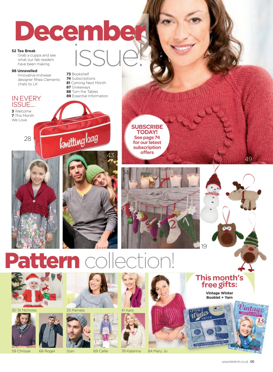 Let's Knit Preview Pages