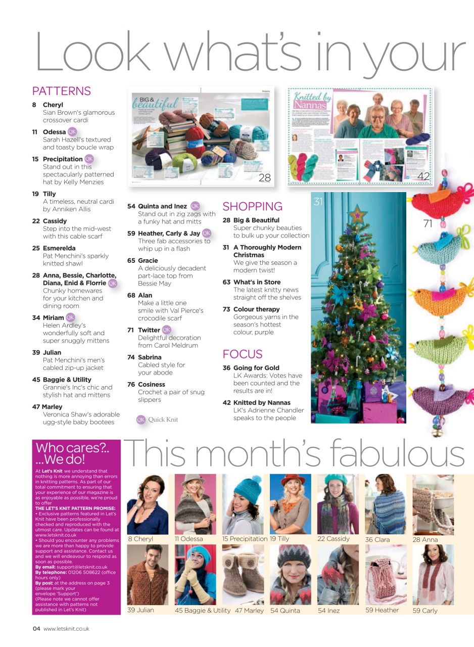 Let's Knit Preview Pages