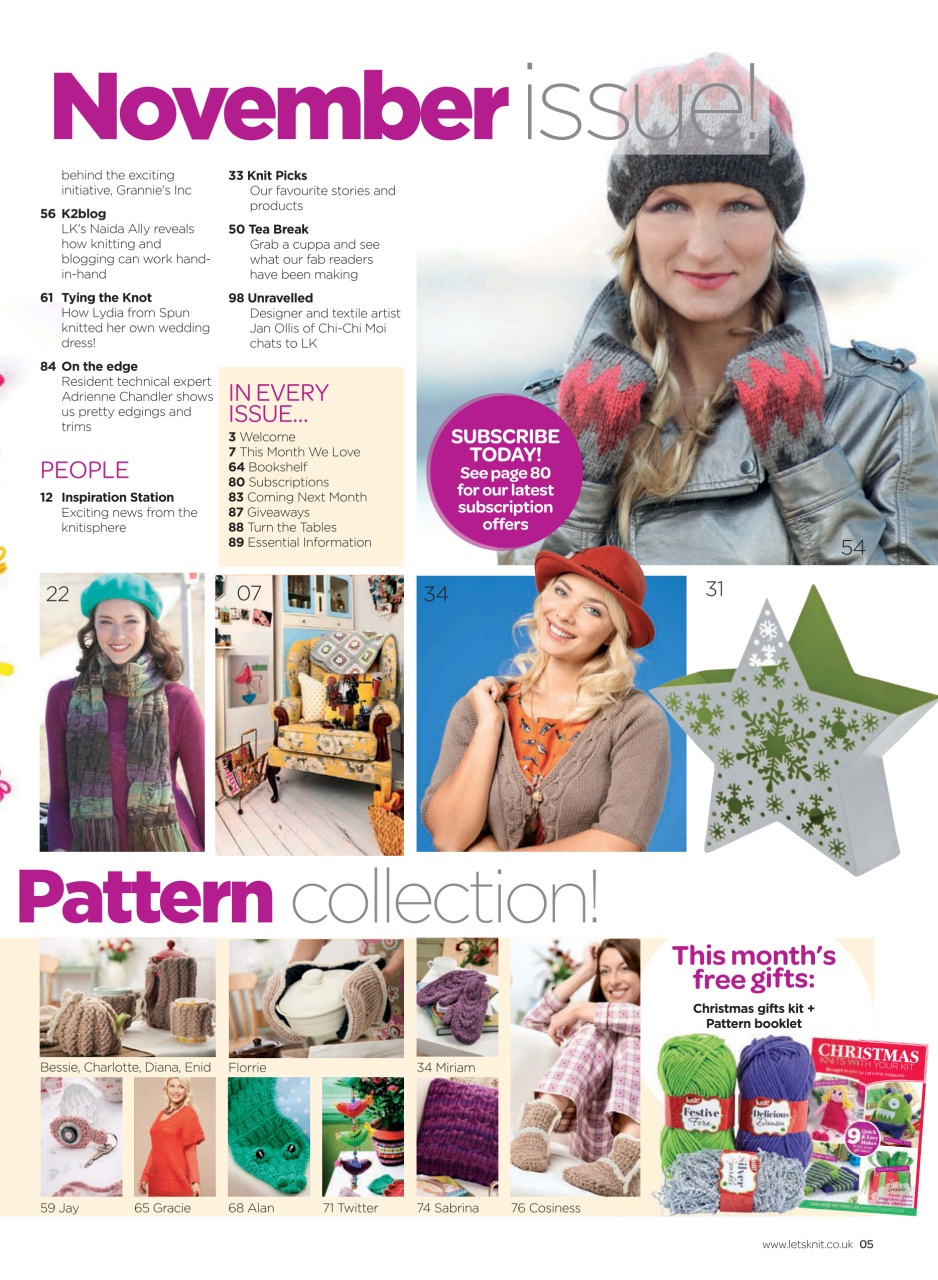 Let's Knit Preview Pages