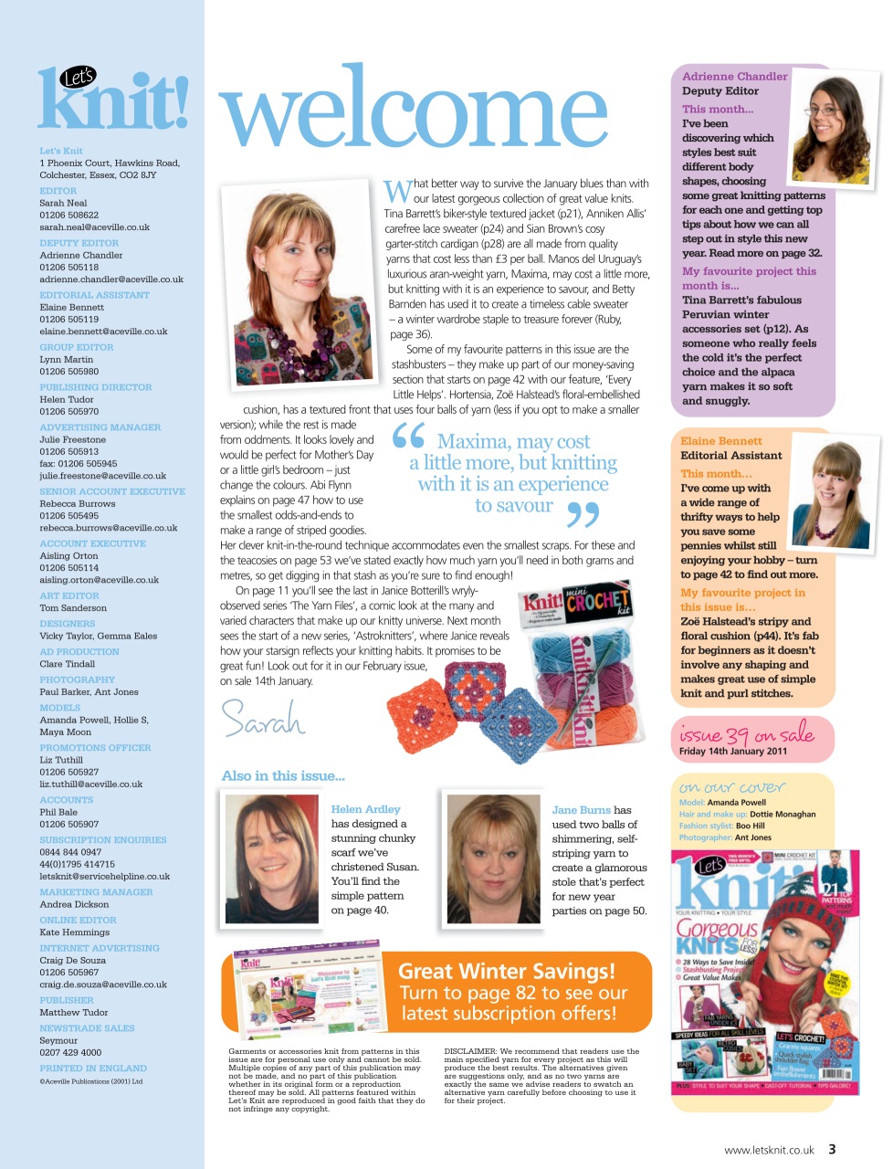 Let's Knit Preview Pages