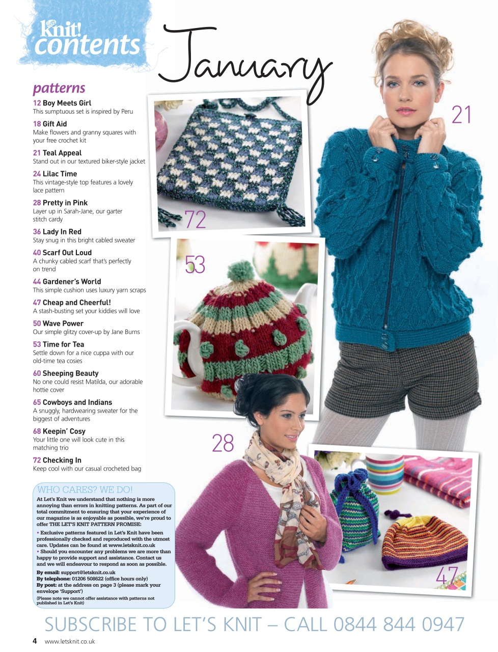 Let's Knit Preview Pages