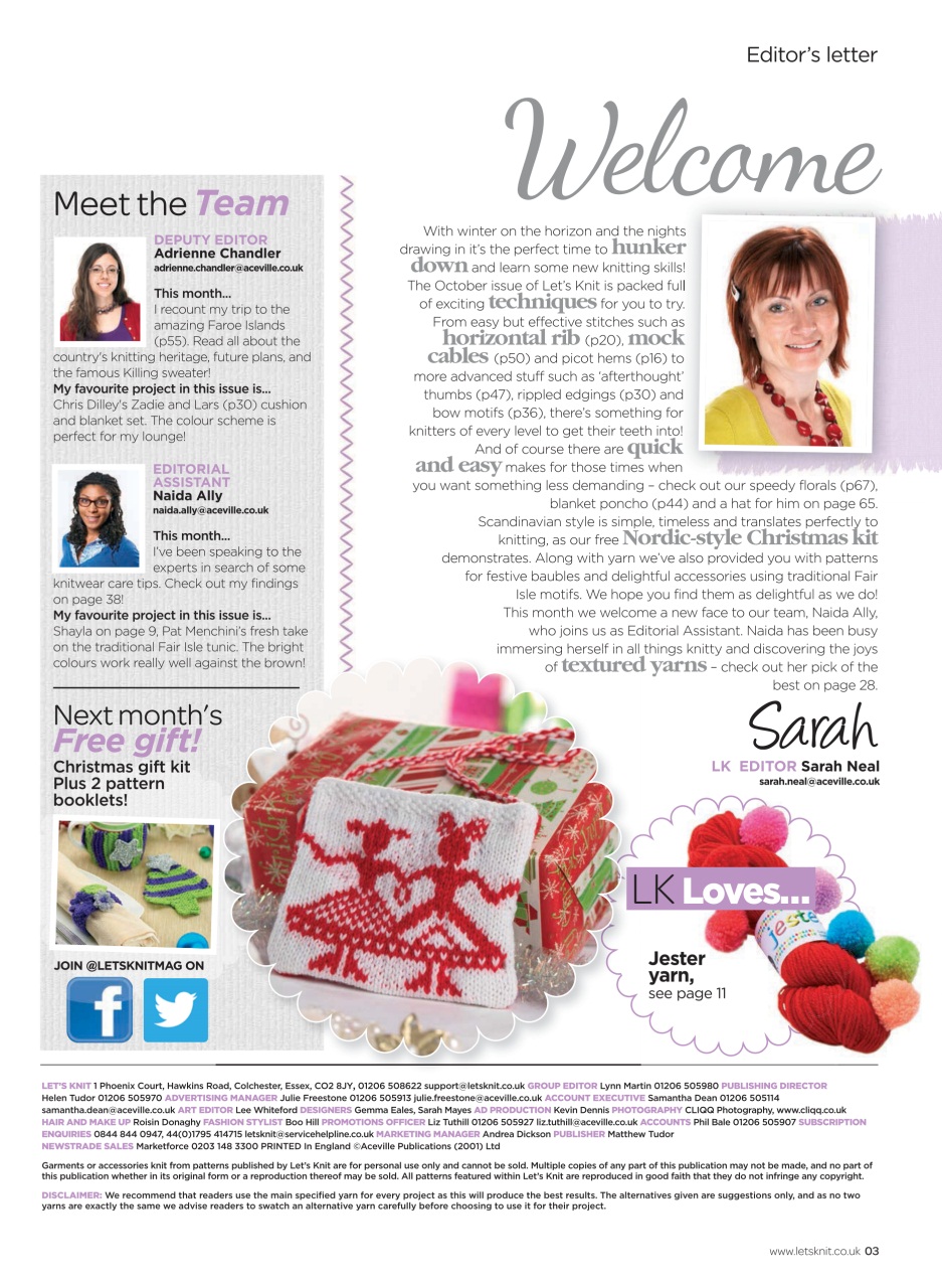 Let's Knit Preview Pages