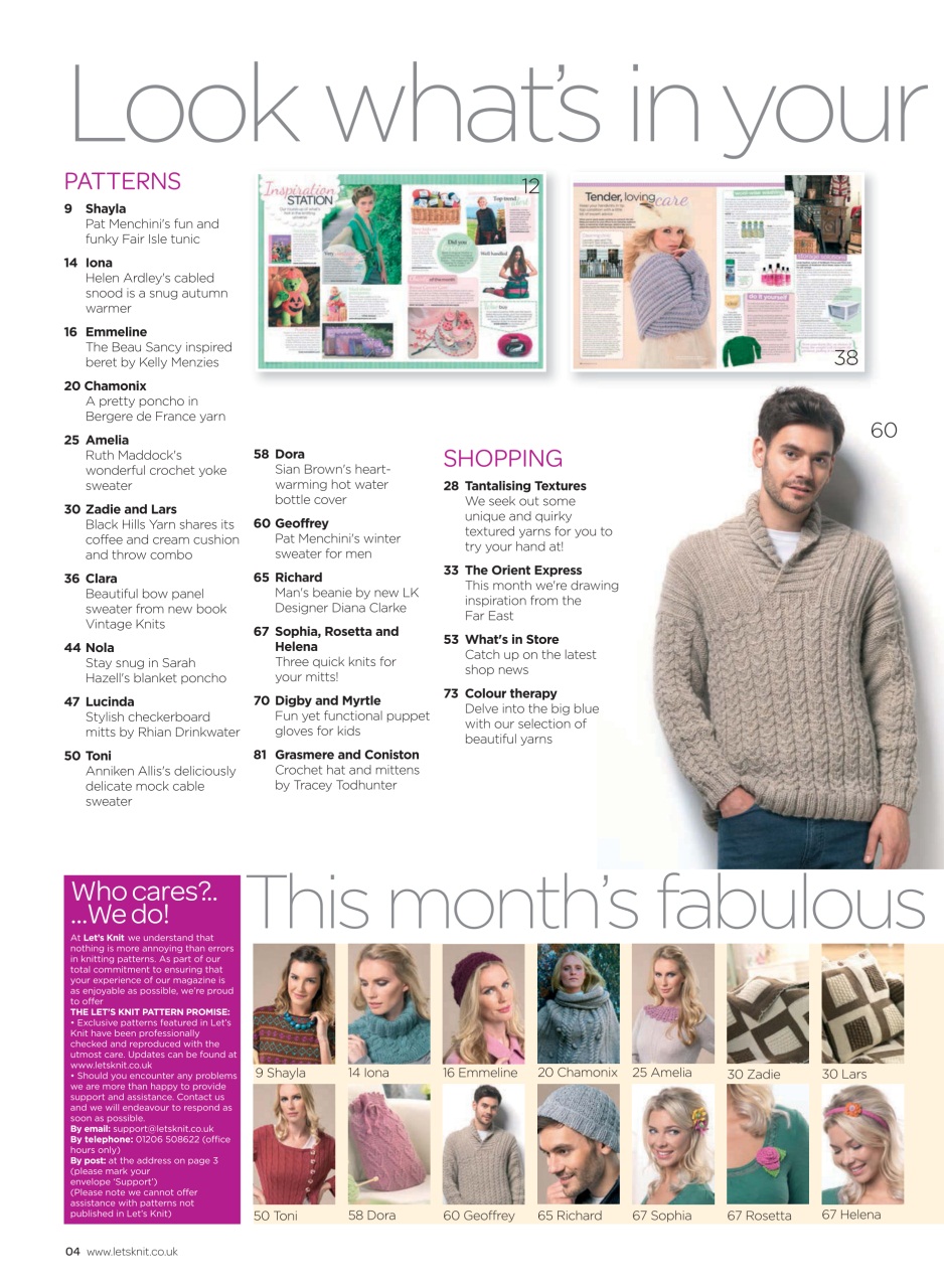 Let's Knit Preview Pages