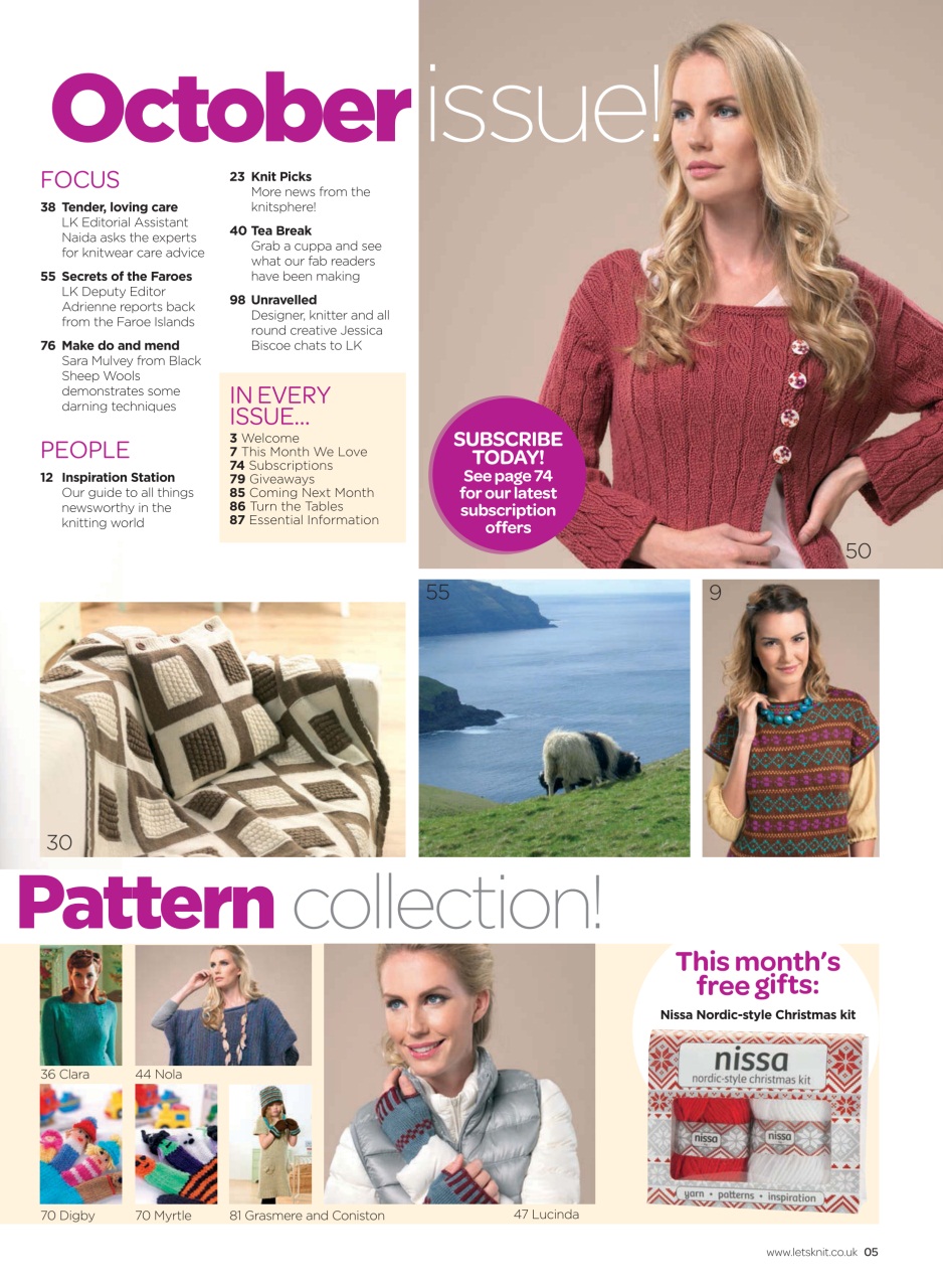 Let's Knit Preview Pages