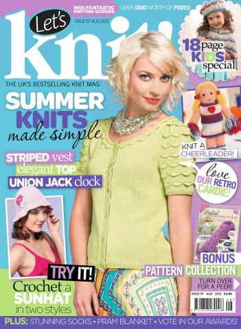 Let's Knit issue August 2012