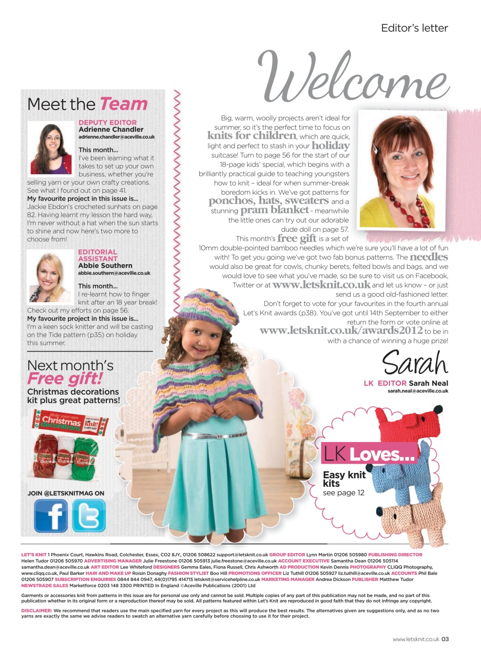 Let's Knit Preview Pages