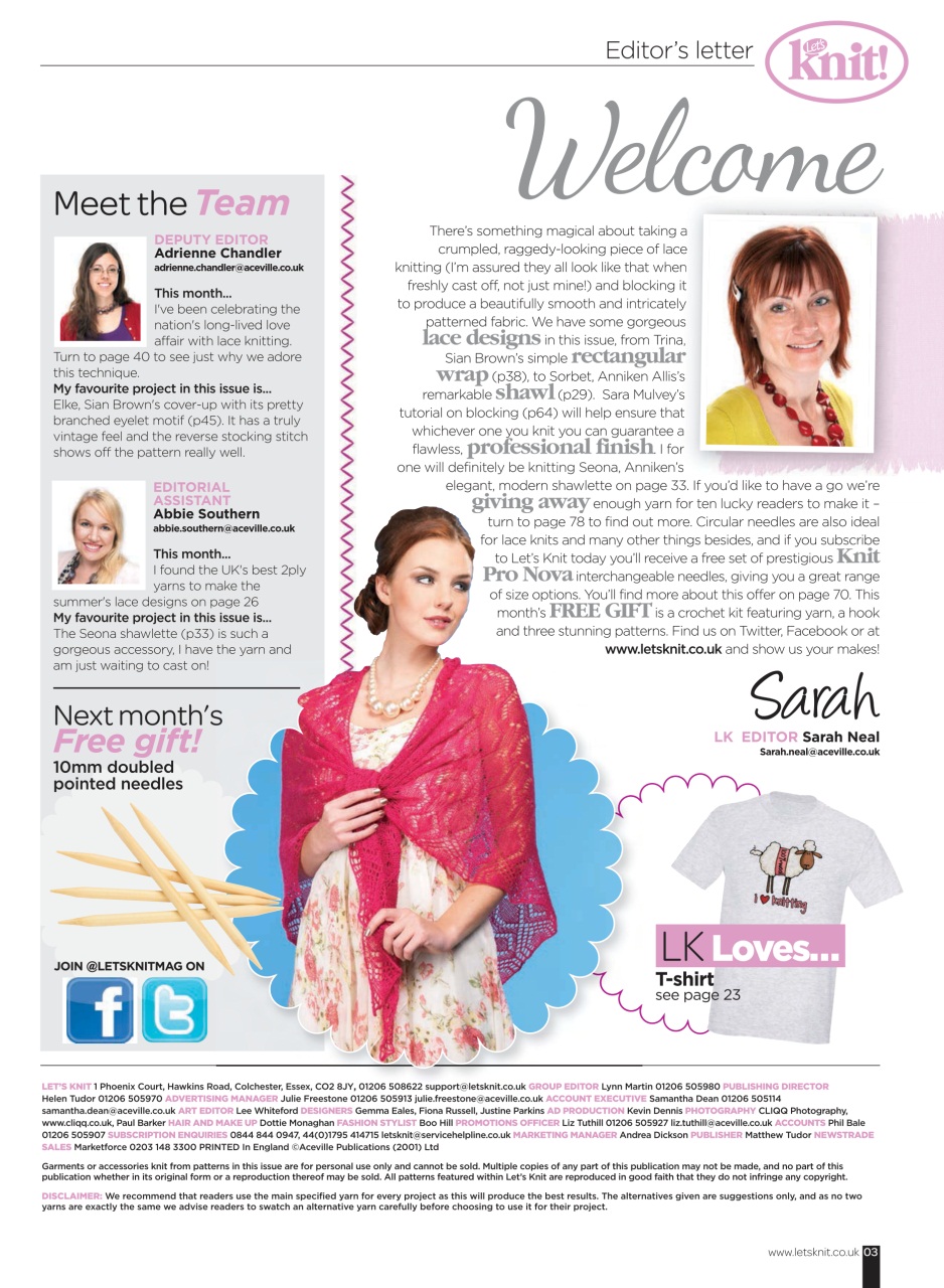 Let's Knit Preview Pages