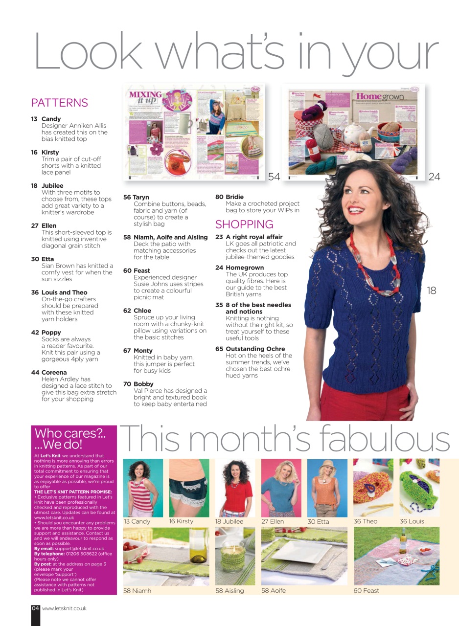 Let's Knit Preview Pages