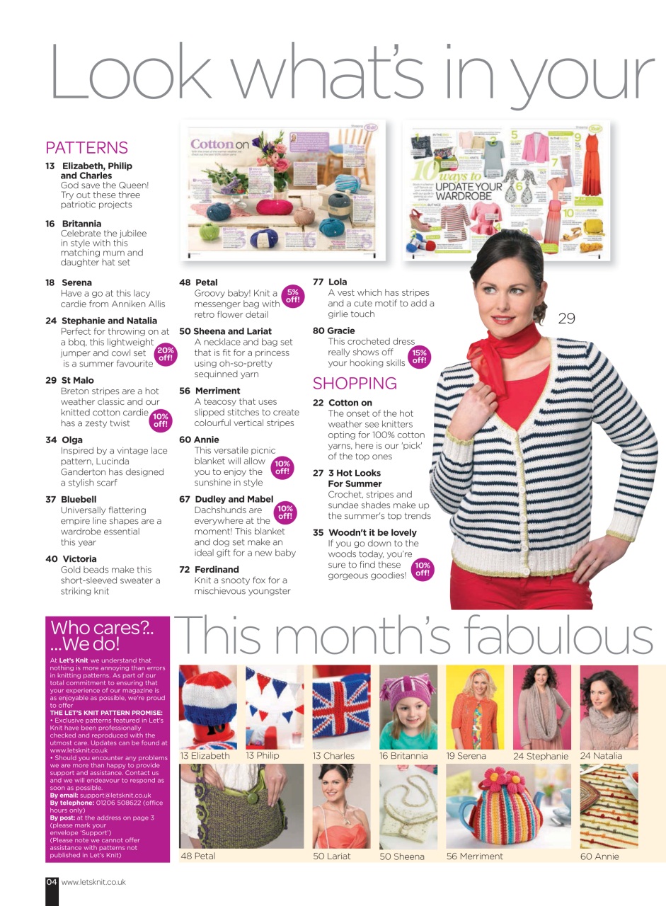 Let's Knit Preview Pages