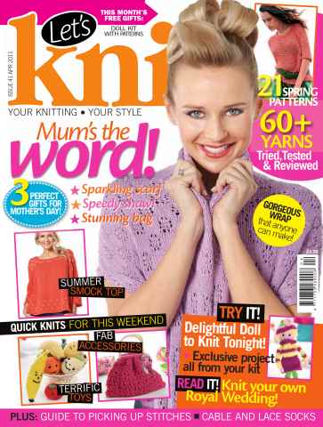 Let's Knit issue April 2011