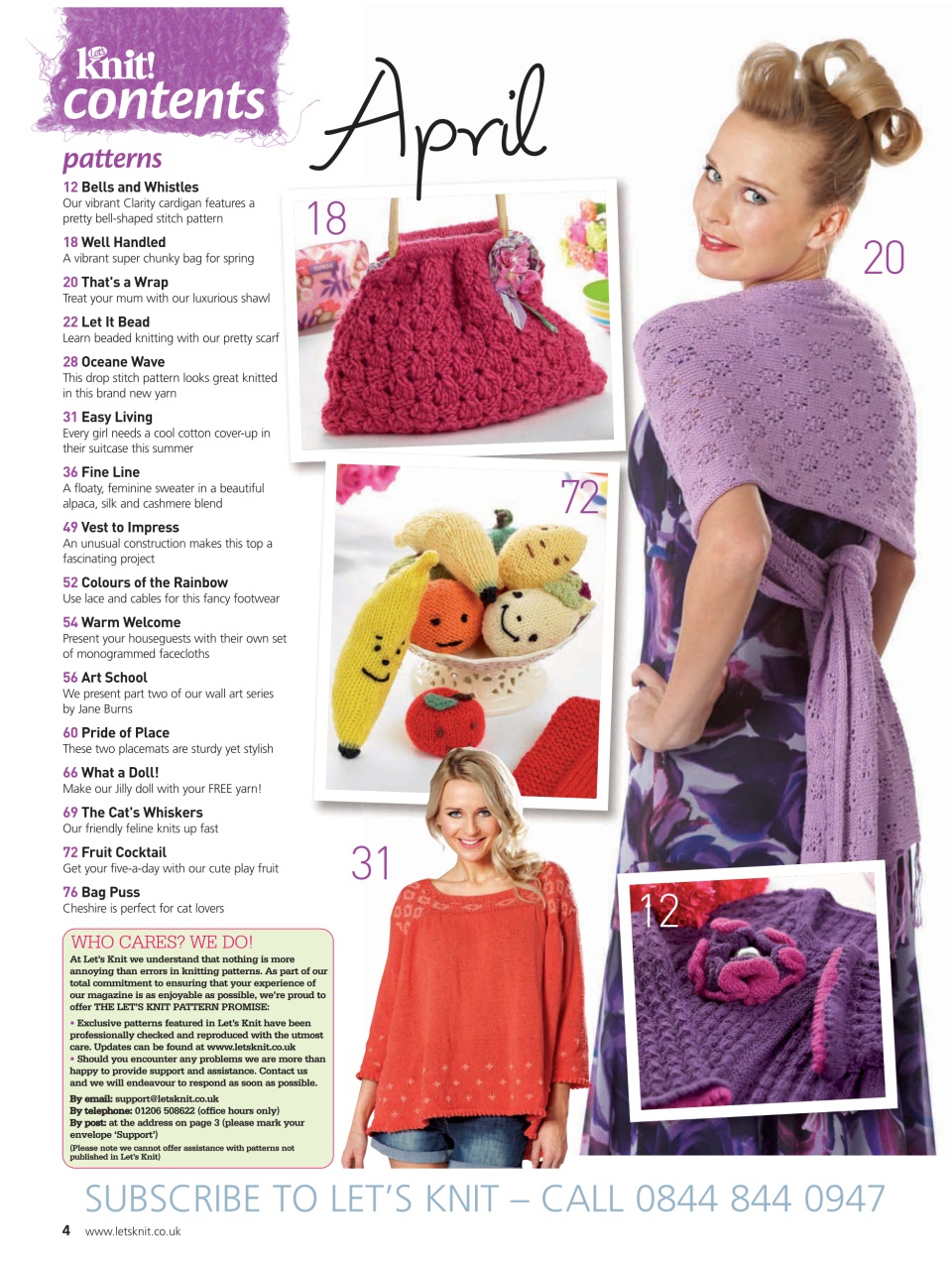 Let's Knit Preview Pages