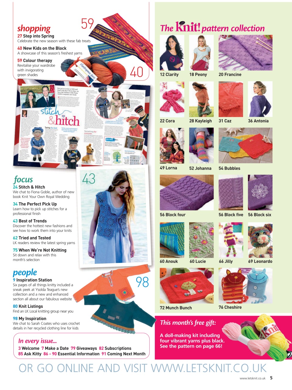 Let's Knit Preview Pages