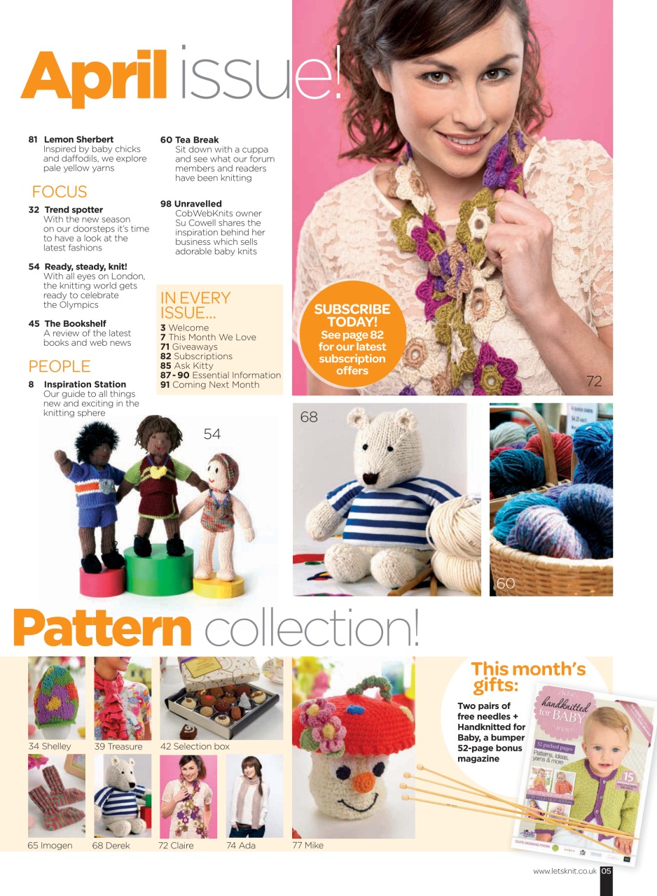 Let's Knit Preview Pages