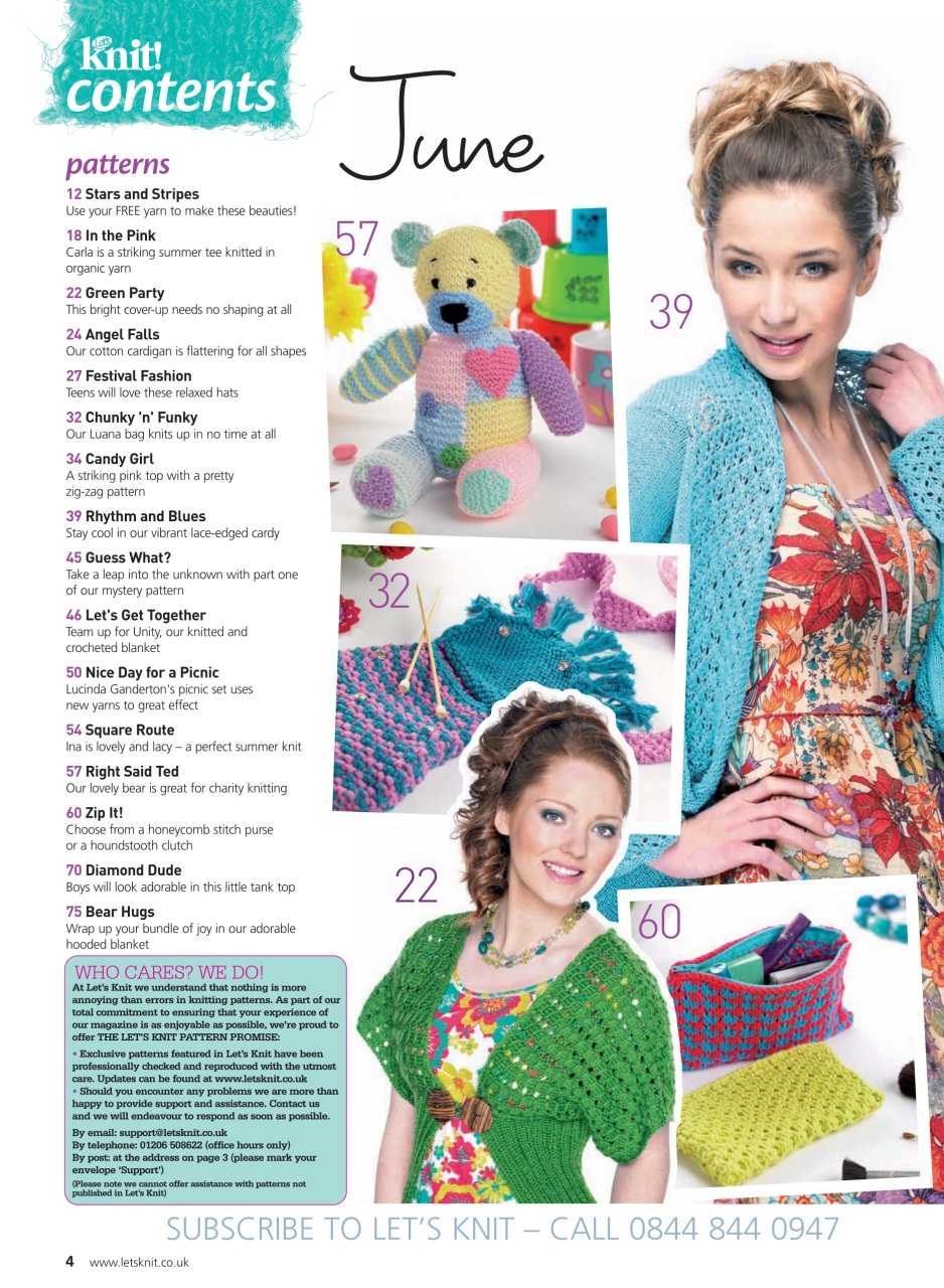 Let's Knit Preview Pages