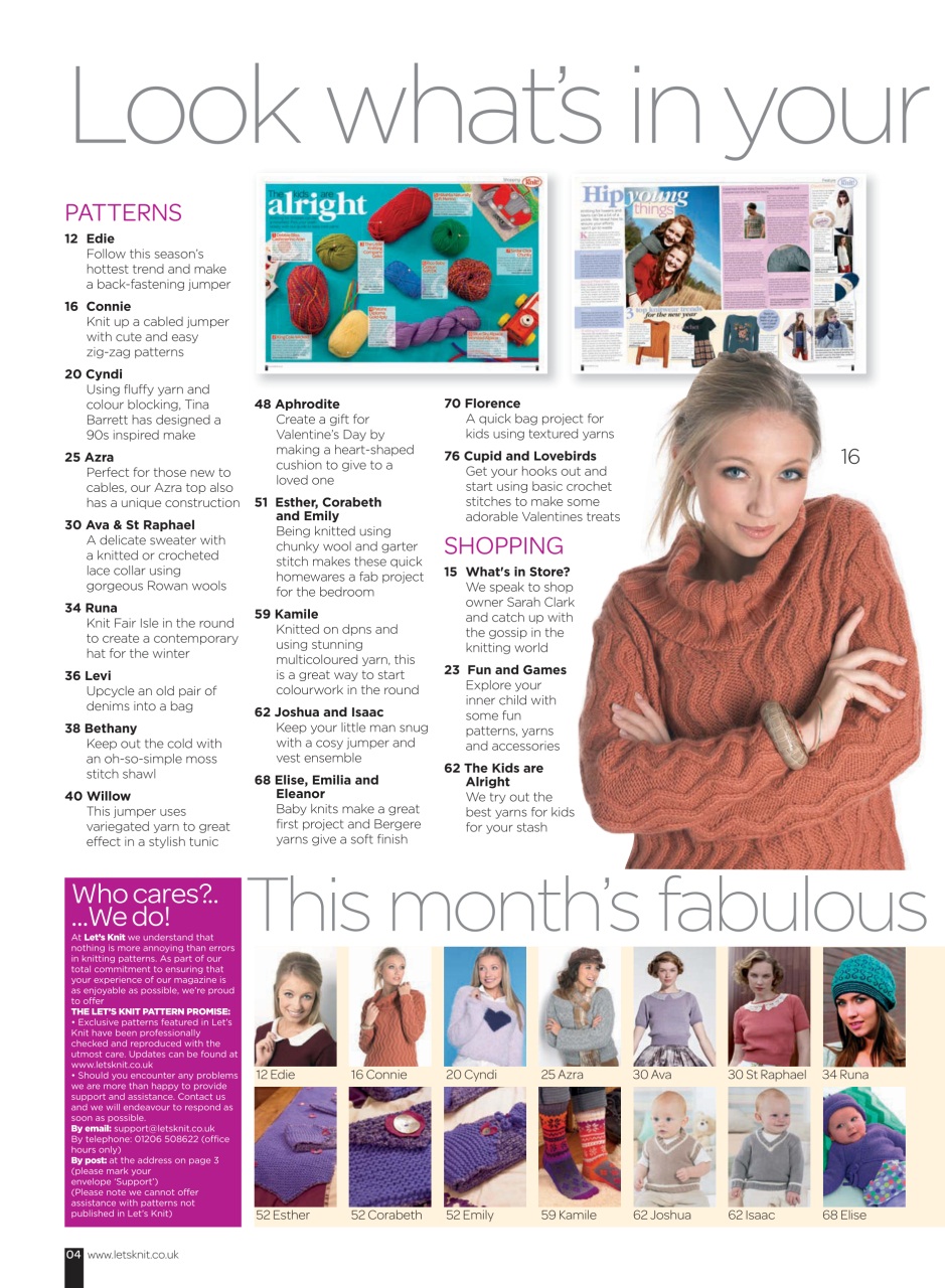 Let's Knit Preview Pages