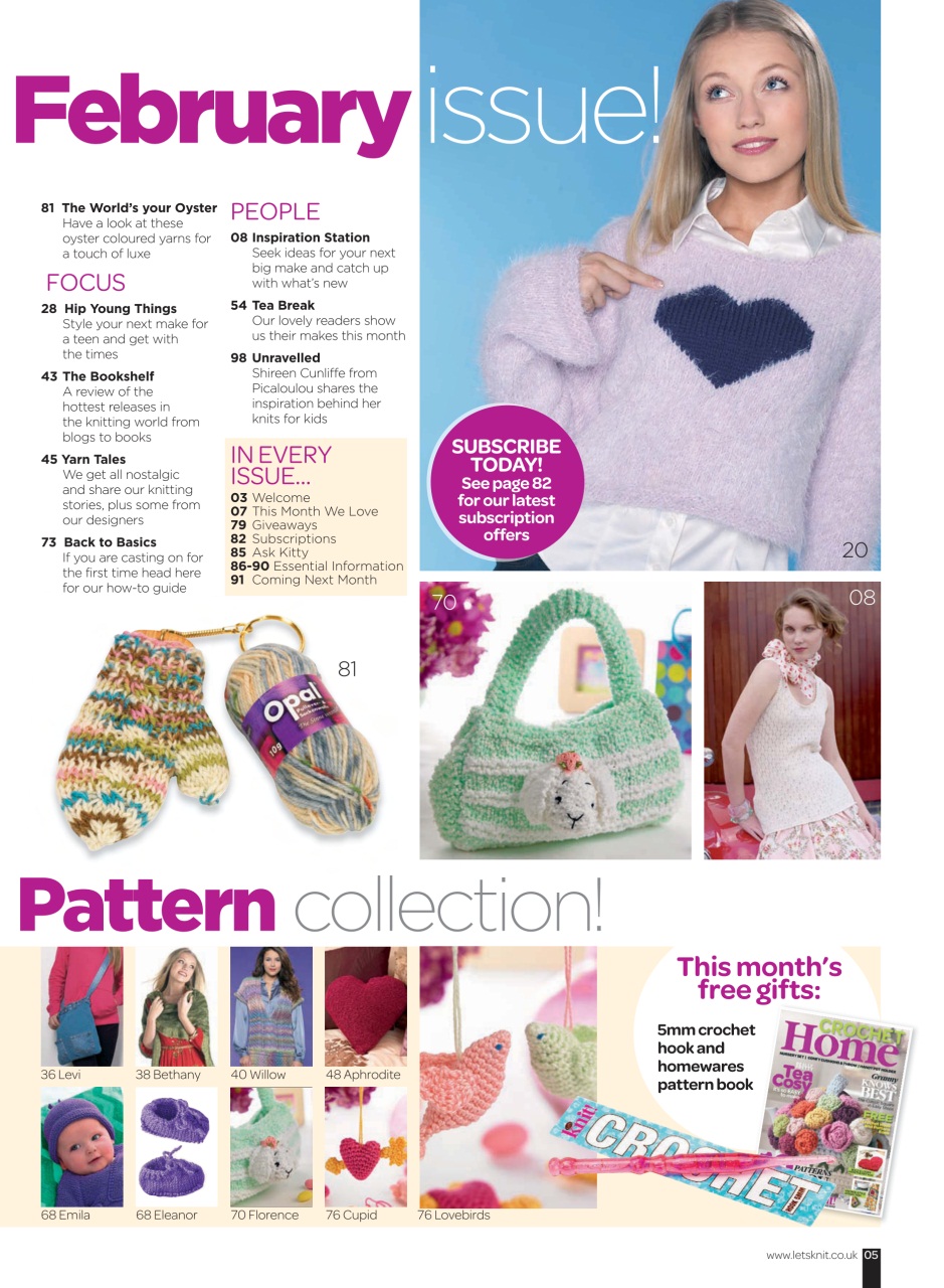 Let's Knit Preview Pages