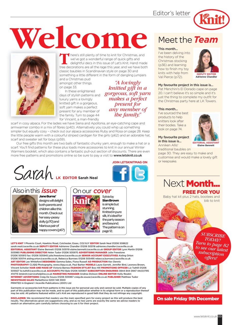 Let's Knit Preview Pages