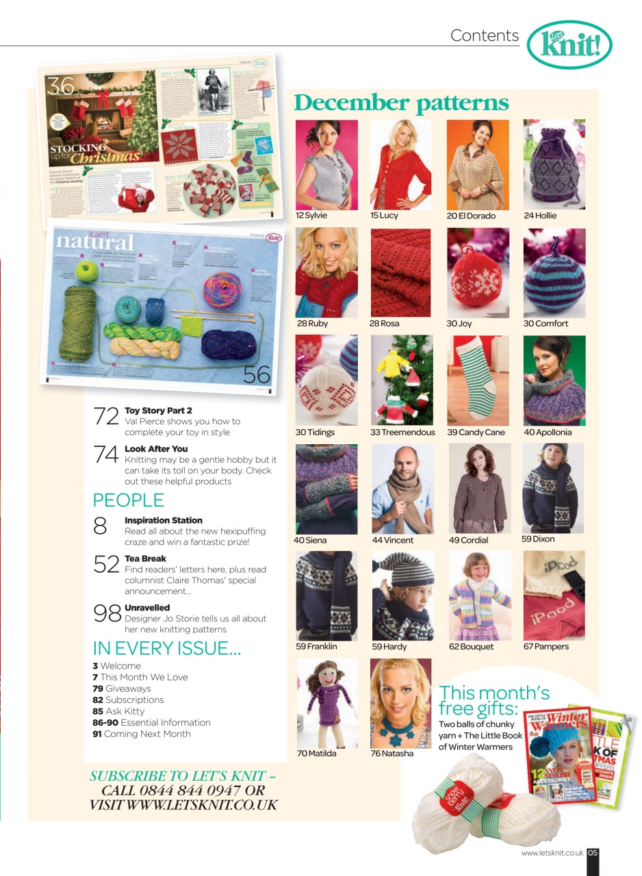 Let's Knit Preview Pages