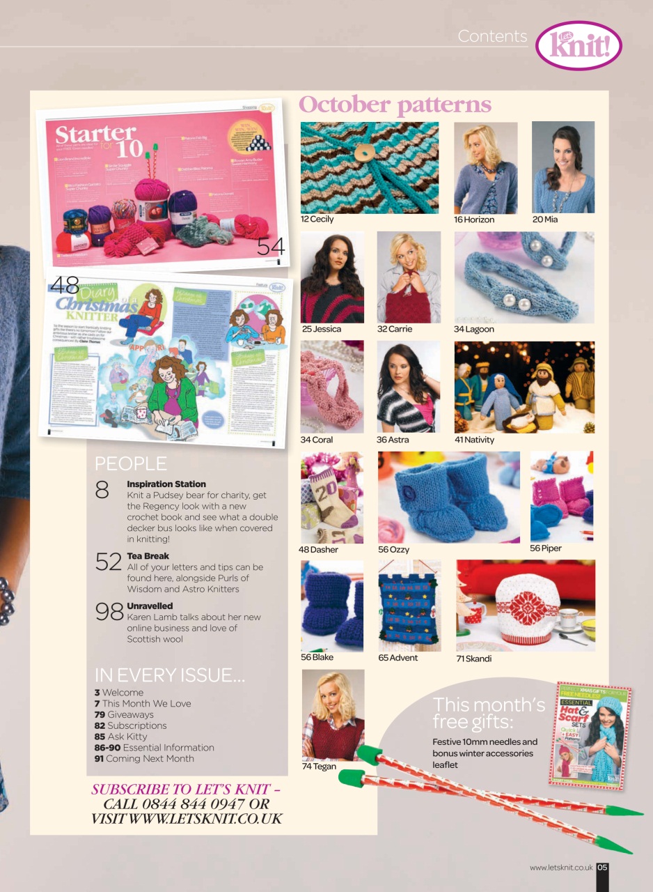 Let's Knit Preview Pages