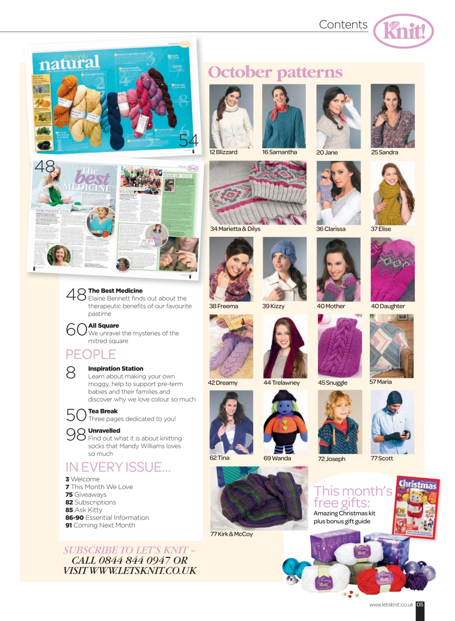 Let's Knit Preview Pages