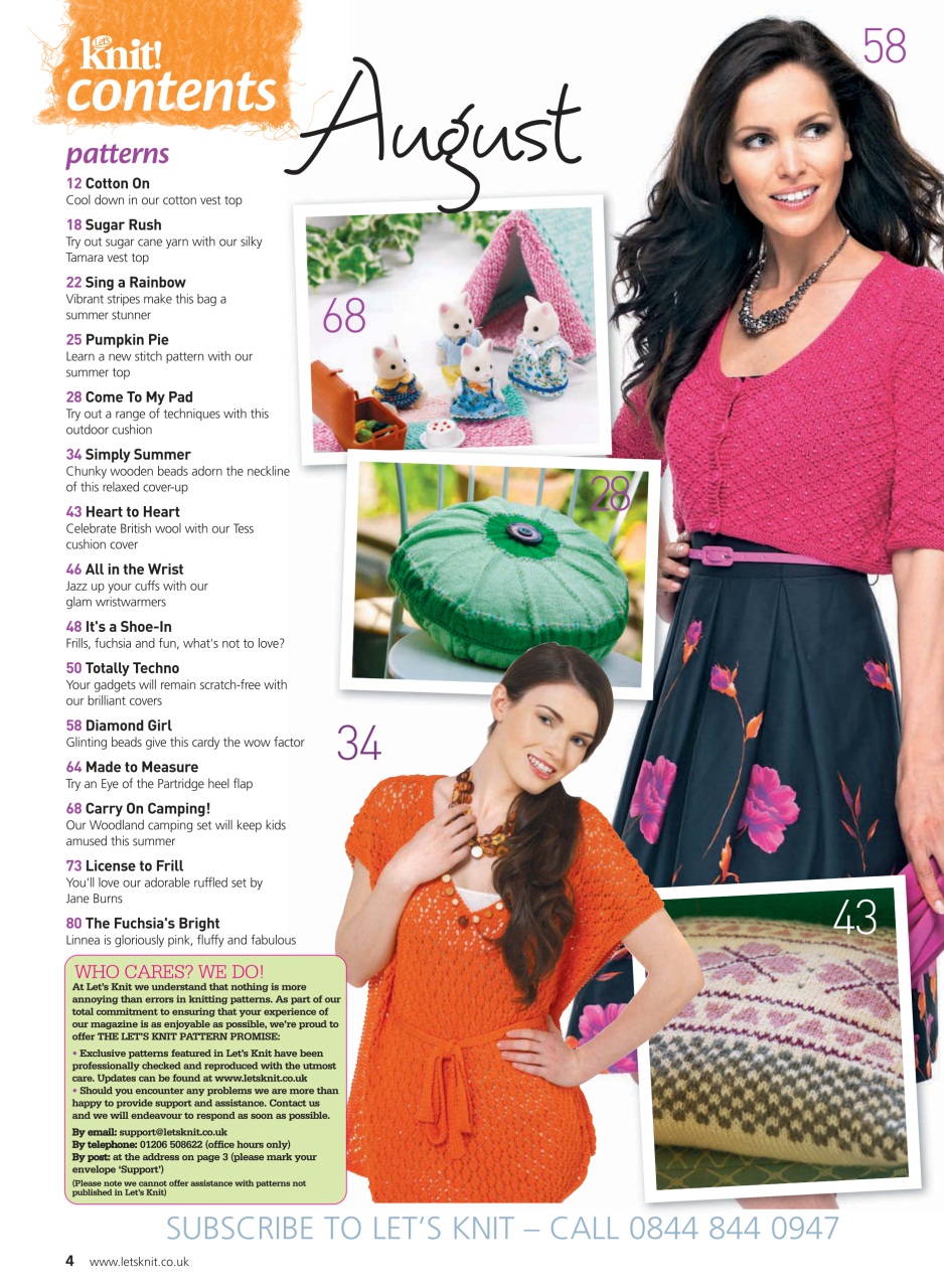 Let's Knit Preview Pages