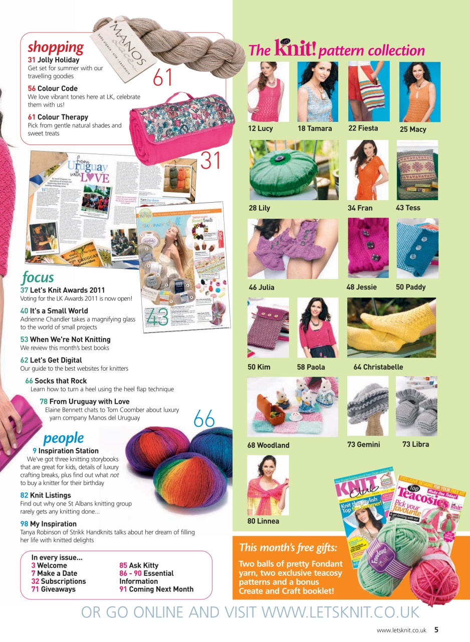 Let's Knit Preview Pages