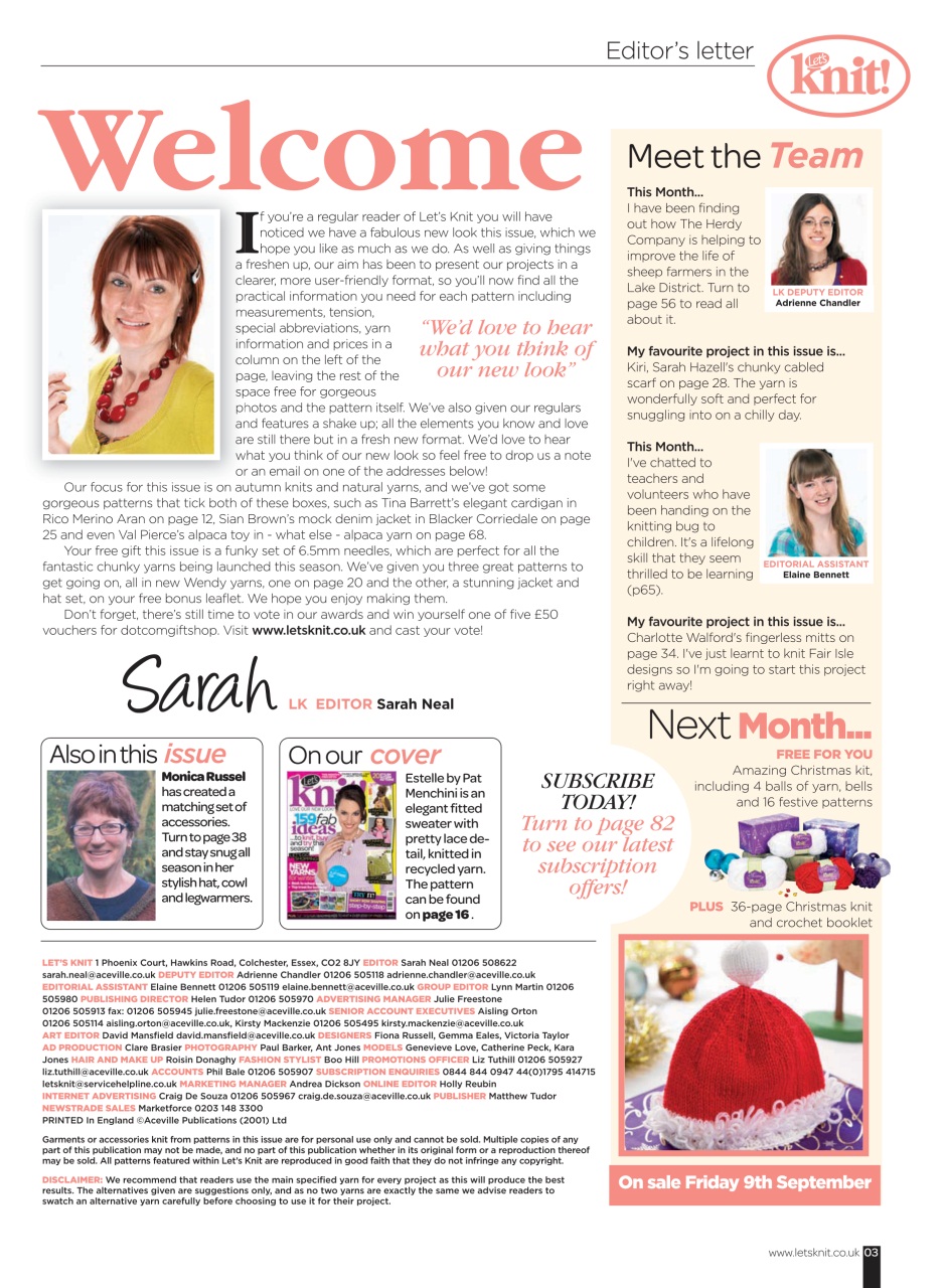 Let's Knit Preview Pages