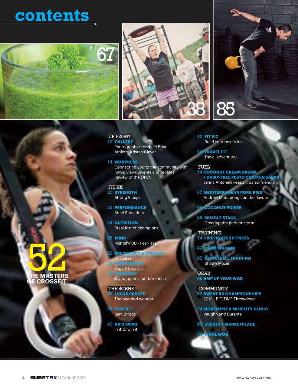 Sweat RX Preview Pages